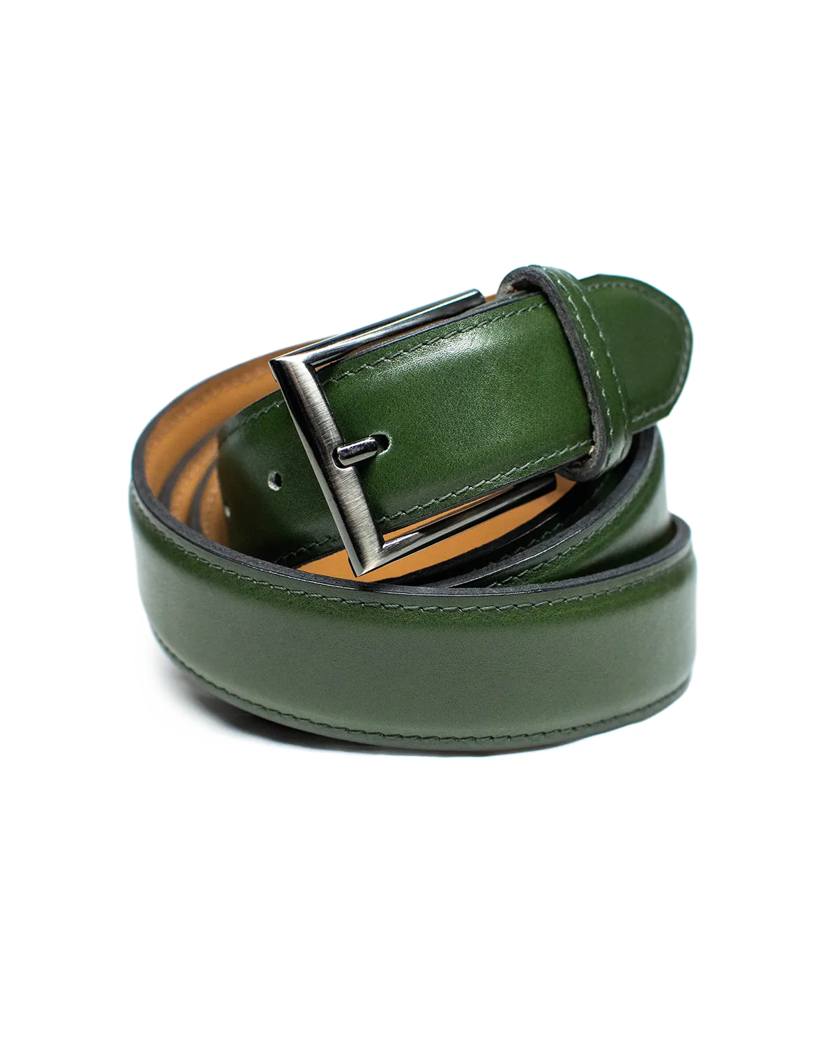 Cinturón clásico en color verde